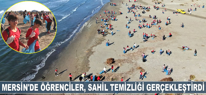 Mersin'de sahil temizliği yapıldı