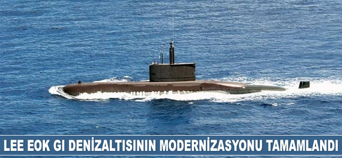 'Lee Eok Gi' isimli denizaltının modernizasyonu tamamlandı