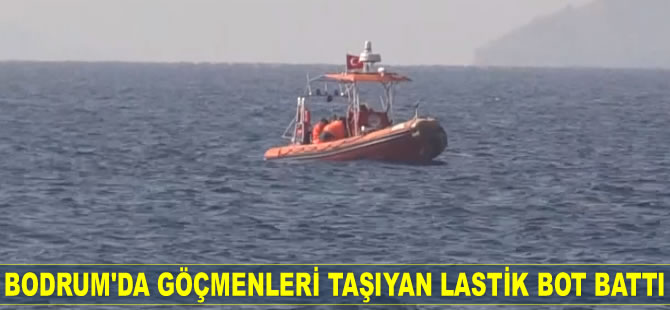Bodrum’da göçmenleri taşıyan bot battı: 6 kişi kurtarıldı, 1 kişi kayıp