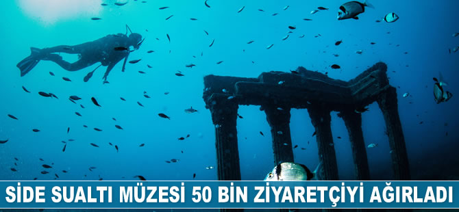 Side Sualtı Müzesi 50 bin ziyaretçi ağırladı