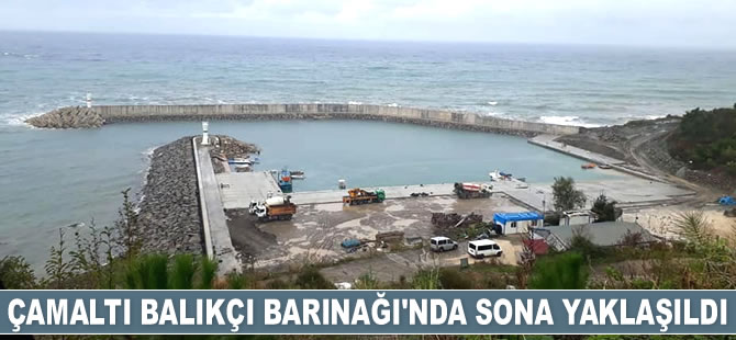 Cide’de balıkçı barınağında sona gelindi