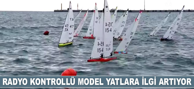 Radyo kontrollü model yatlara ilgi artıyor