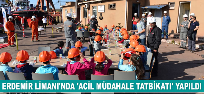 Erdemir Limanı’nda 'Acil Müdahale Tatbikatı' gerçekleştirildi