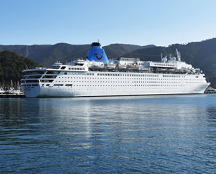 ‘Marella Dream’ isimli yolcu gemisi, Marmaris’e geldi