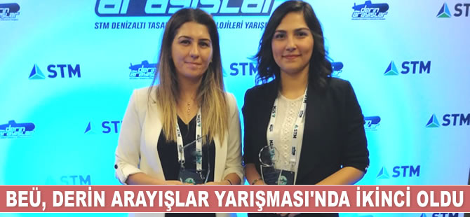 BEÜ, Tez Projesi ile Derin Arayışlar Yarışması’nda 2. oldu