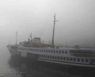 Şehir Hatları seferleri yoğun sis nedeniyle iptal edildi