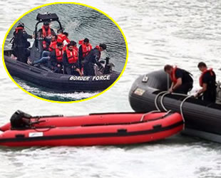 Manş Denizi’ni lastik botlarla geçmeye çalışan 39 İranlı yakalandı