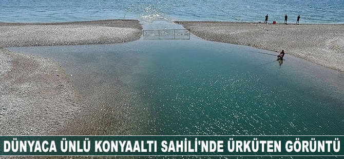 Konyaaltı Sahili'nde 10 ayda 1 hektarlık kumsal alanı yok oldu