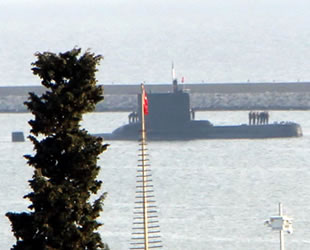 TCG Batıray Denizaltısı, Samsun Limanı’na demir attı