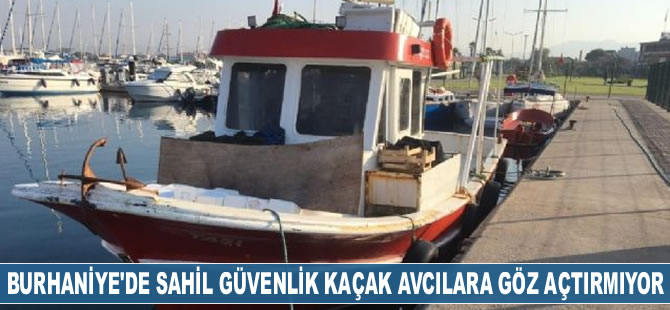 Burhaniye'de Sahil Güvenlik kaçak avcılara göz açtırmıyor