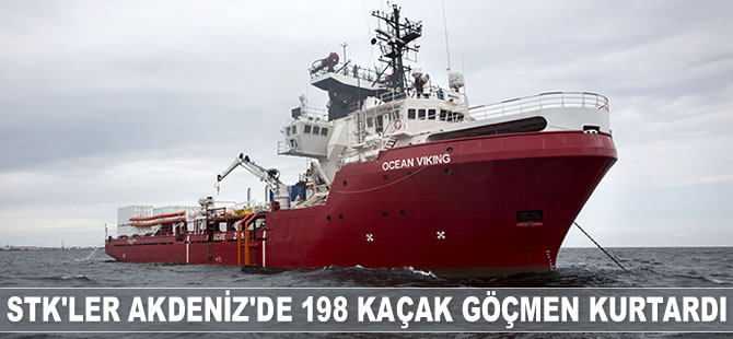 STK'ler Akdeniz'de 198 kaçak göçmen kurtardı