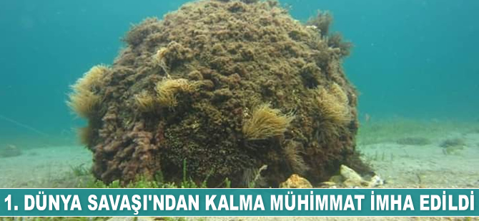 Çanakkale'de 1. Dünya Savaşı'ndan kalma mühimmat imha edildi