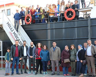 Bandırma Gemi Müzesi'nde ara tatil yoğunluğu yaşanıyor