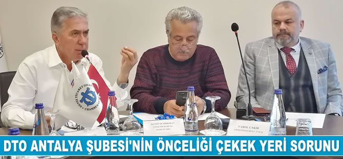 İMEAK DTO Antalya Şubesi, çekek yeri sorununu çözmeye odaklandı