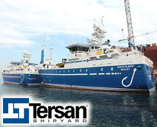 Tersan Tersanesi, Ervik Havfiske’ye 2 adet fabrika balıkçı gemisi teslim etti