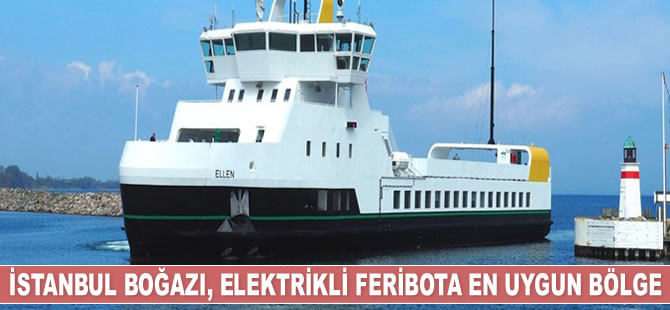 Ellen isimli elektrikli feribot, Danimarka’da sefere başladı