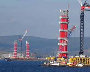 1915 Çanakkale Köprüsü yükselmeye devam ediyor