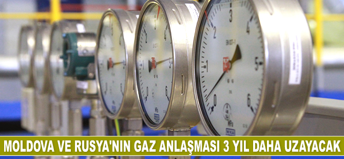 Moldova ve Rusya’nın gaz anlaşması 3 yıl daha uzayacak
