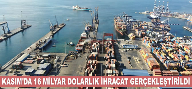 Kasım ayı ihracat rakamları açıklandı