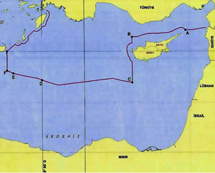 Dışişleri Bakanlığı, Doğu Akdeniz'deki kıta sahanlığı ve MEB sınırlarını paylaştı