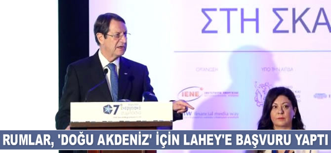 Rumlar, Doğu Akdeniz'deki yeraltı kaynakları için Lahey'e başvurdu