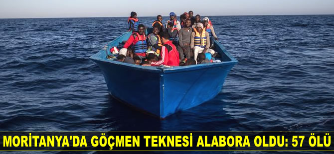 Moritanya'da tekne alabora oldu: 57 ölü