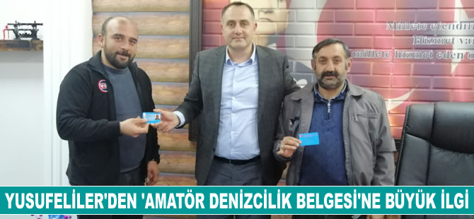 Yusufeli’nde 137 kursiyere ‘Amatör Denizcilik Belgesi’ verildi