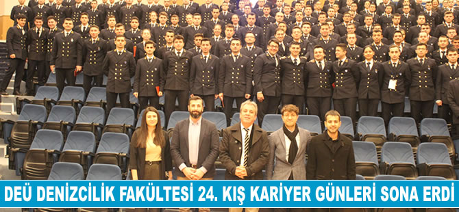 DEÜ Denizcilik Fakültesi 24. Kış Kariyer Günleri sona erdi