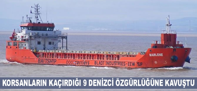 Benin'de deniz haydutlarının kaçırdığı 9 denizci serbest bırakıldı