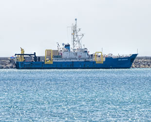 ‘Med Surveyor’ gemisi, Lübnan açıklarında arama yaptı