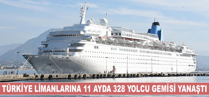 11 ayda 11 limana 328 kruvaziyer gemisi yanaştı