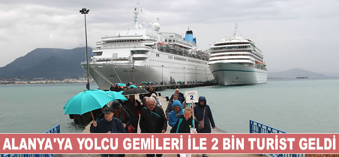 'Merella Dream' ve ‘Amera’ isimli yolcu gemileri Alanya’ya geldi