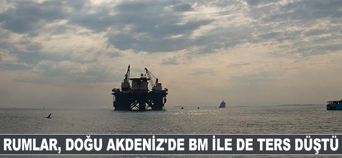 Rumlar, Doğu Akdeniz'de BM ile de ters düştü