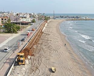 Karaduvar sahilinde iyileştirme çalışmaları devam ediyor