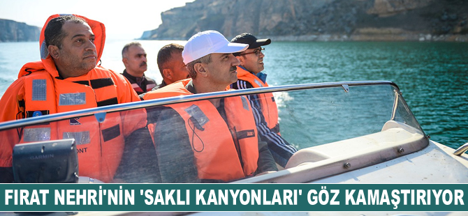 Fırat Nehri'nin 'saklı kanyonları' göz kamaştırıyor