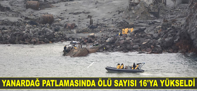 Yeni Zelanda'daki yanardağ patlamasında ölü sayısı 16'ya yükseldi