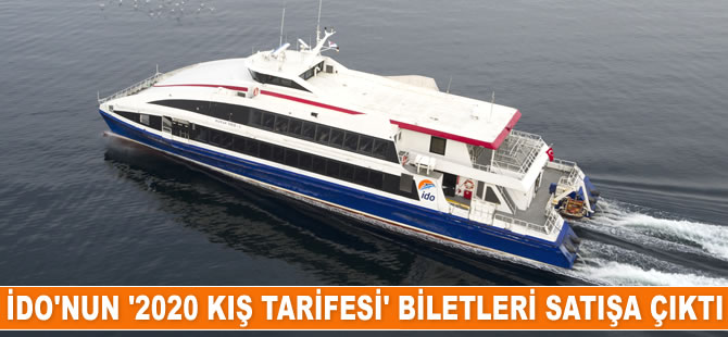 İDO’nun ‘2020 Kış Tarifesi’ biletleri satışa çıktı