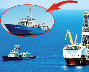 KKTC sularına giren ‘Bat-Galim’ isimli İsrail gemisi, bölgeden çıkarıldı