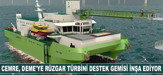 Cemre Tersanesi, DEME’ye rüzgar türbini destek gemisi inşa ediyor