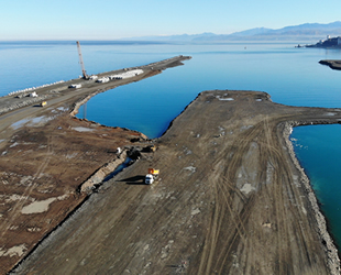 Rize-Artvin Havalimanı’nın dolgu çalışmalarının yüzde 52'si tamamlandı