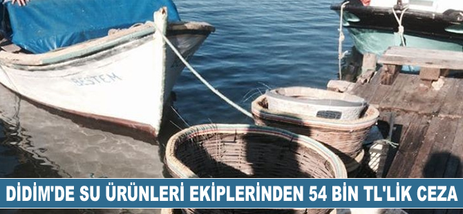 Didim’de su ürünleri ekipleri, denetimlerde 54 bin TL ceza kesti