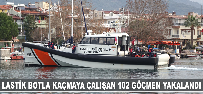 Çanakkale’de 102 düzensiz göçmen yakalandı