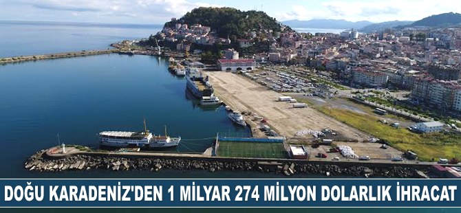 Doğu Karadeniz'den 11 ayda 1 milyar 274 milyon dolarlık ihracat gerçekleştirildi
