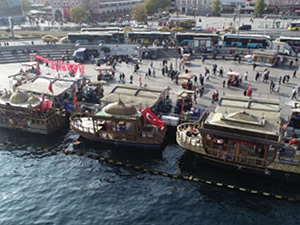 Eminönü balıkçılarına tahliye yolu açıldı