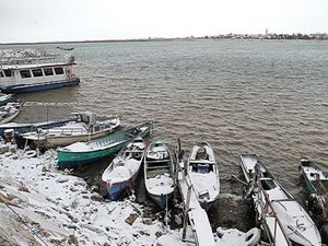 Beyşehir Gölü'nde avlanma faaliyetlerine kar molası
