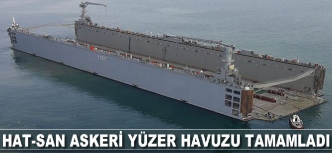 HAT-SAN askeri yüzer havuzu tamamladı