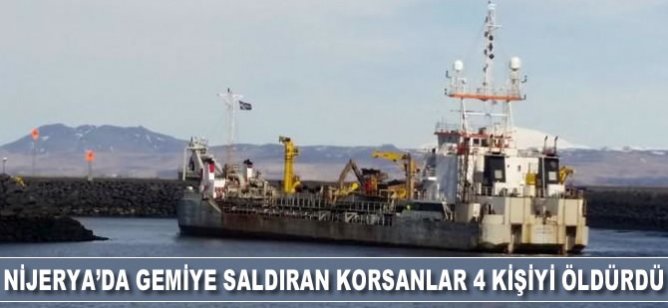 Gemiye saldıran korsanlar 4 silahlı güvenlik görevlisini öldürdü