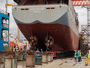 Sefine, Aqua Havsøy’u suya indirdi