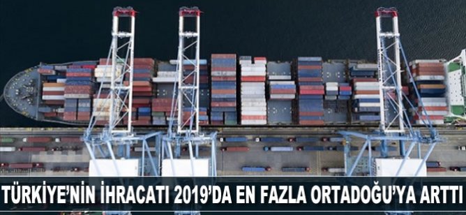 Türkiye’nin ihracatı 2019’da en fazla Orta Doğu’ya arttı