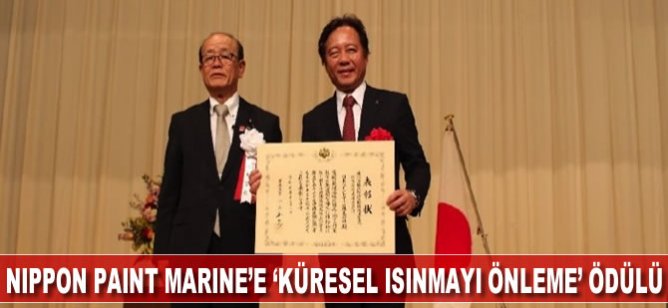 Nippon Paint Marine’e ‘Küresel Isınmayı Önleme’ ödülü